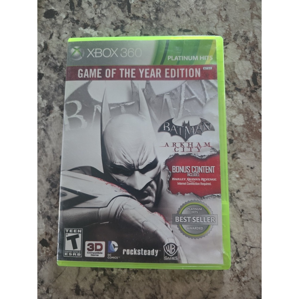Batman: Arkham City - Game of‎ the Year Edition (Microsoft Xbox 360, 2012) | CIB